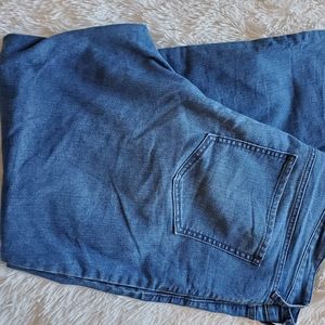 Super skinny mid rise medium wash jeans